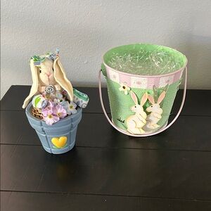 EASTER Bunny and Bucket Set